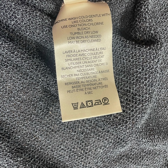 NWT Free People “Marla” Henley Oversized Boho Poppy Seed Blue Top - Picture 15 of 16